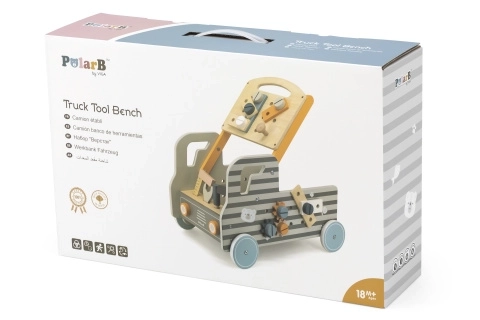 Établi mobile en bois
