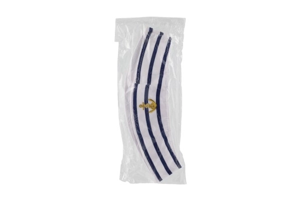 casquette en tissu marin diamètre 27cm en sachet carnaval