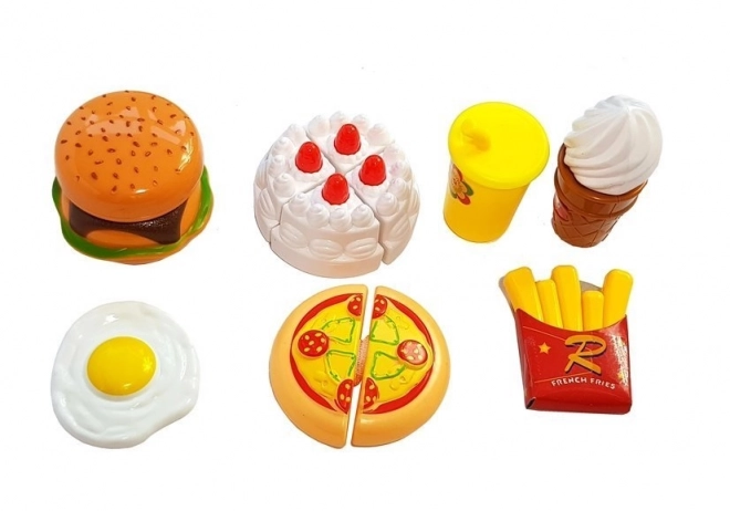 Ensemble de fruits et légumes à découper pour enfants