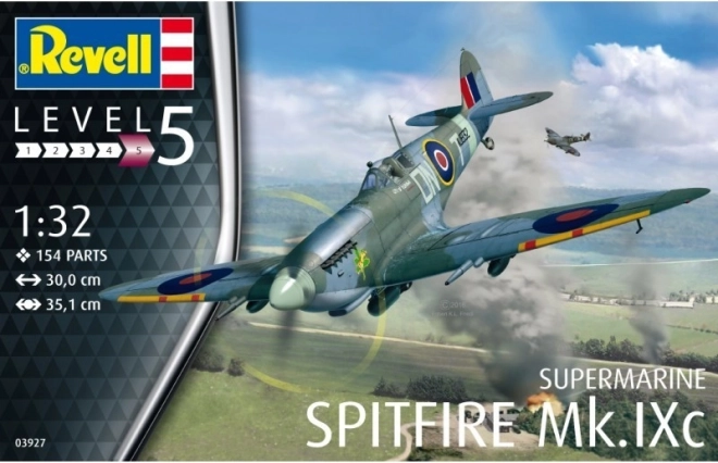 Maquette en plastique de l’avion Spitfire Mk.IXC à assembler