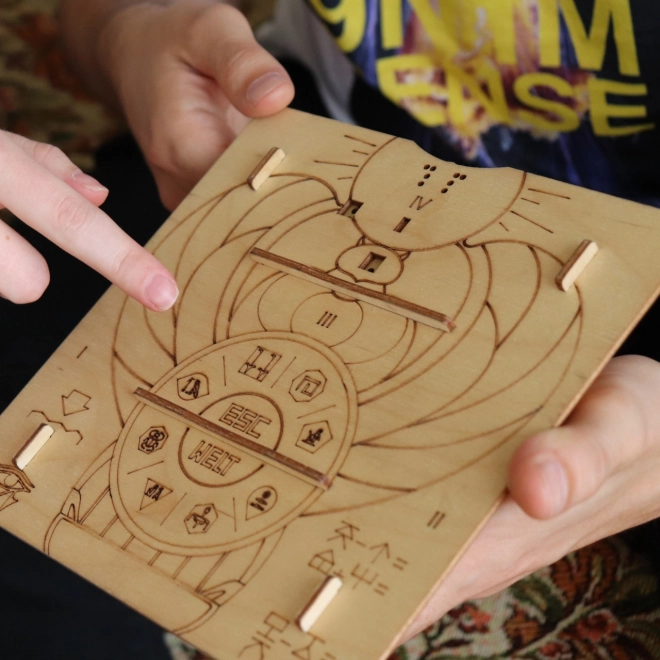 EscapeWelt 3D puzzle mécanique en bois Pyramide