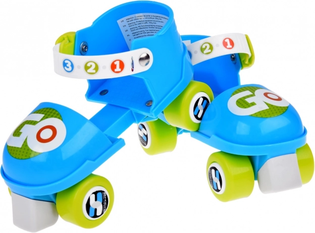 Patins à roulettes ajustables pour enfants avec protections