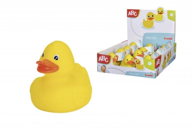 Canard de bain en caoutchouc coloré