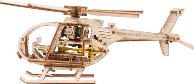 Puzzle 3D en bois hélicoptère