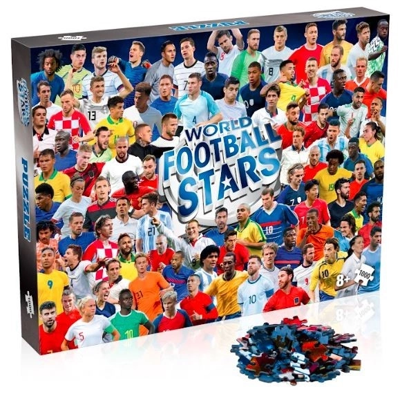 Puzzle 1000 pièces Étoiles du football mondial