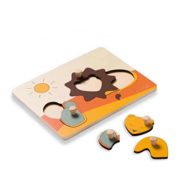 Puzzle en bois - Lion