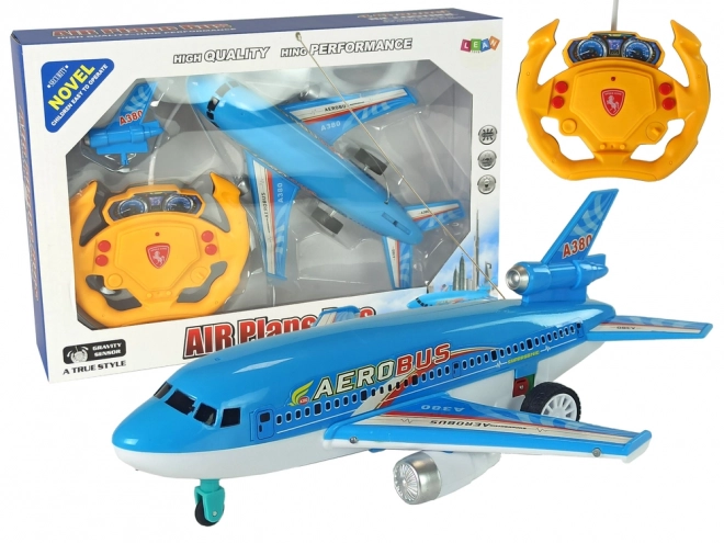 Avions télécommandés bleus 40 Mhz Lumières