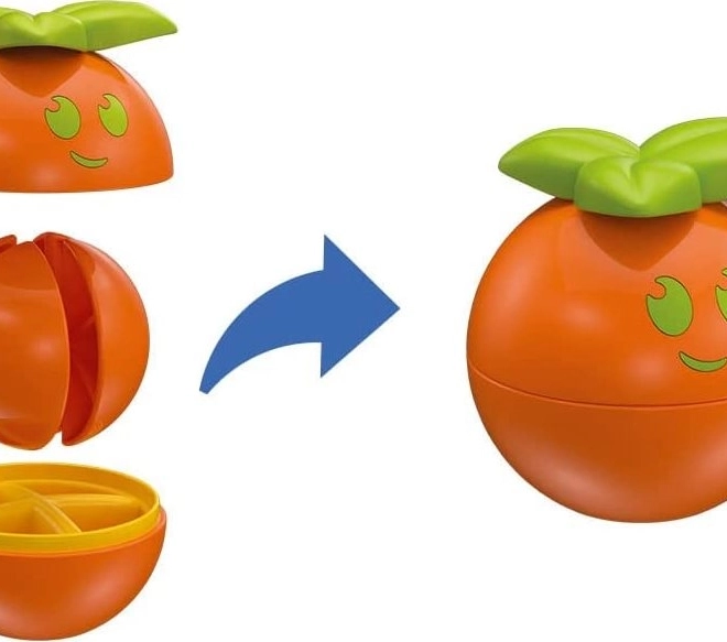 Orange avec 4 quartiers à insérer