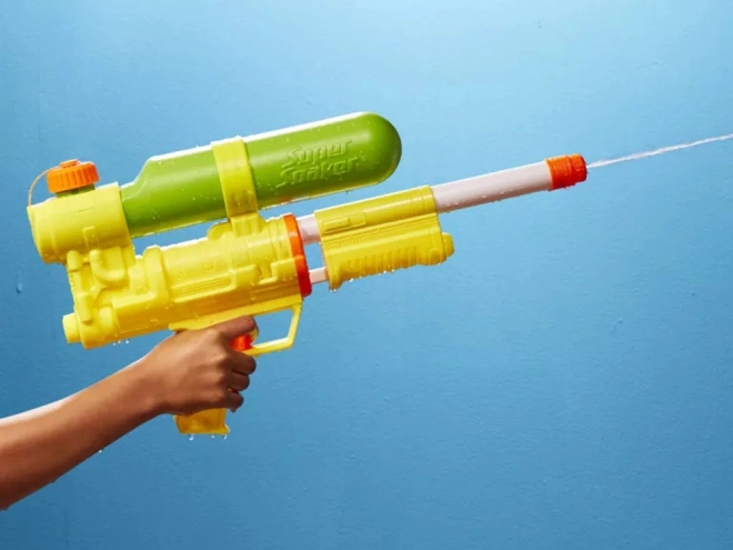 Super pistolet à eau pour enfants jaune