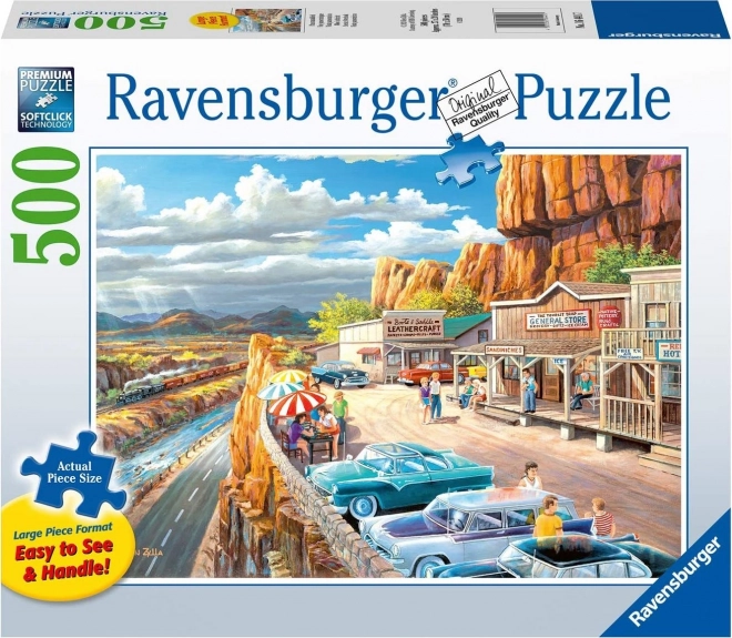 RAVENSBURGER Puzzle Arrêt au belvédère XXL 500 pièces