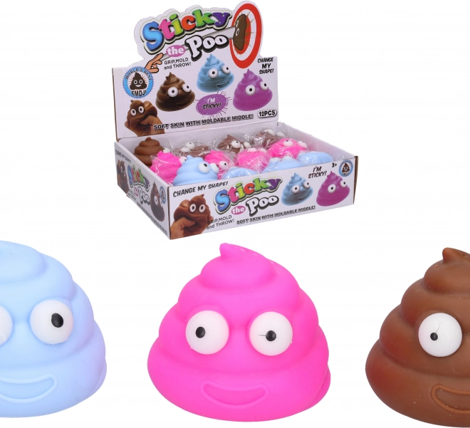 jouet anti-stress à presser caca 6 cm