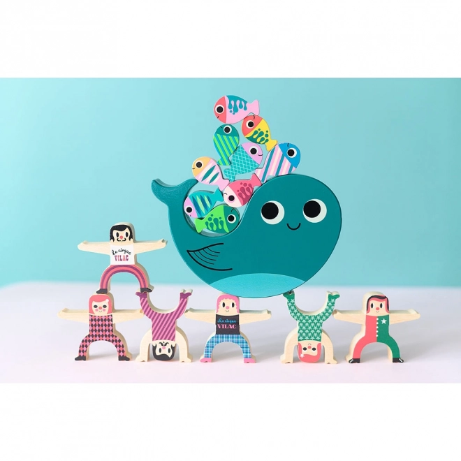 Jeu d'équilibre motorique Vilac Baleine