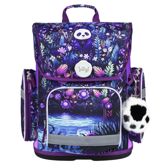 BAAGL 3 SET Ergo Jungle Panda : cartable, trousse, sac