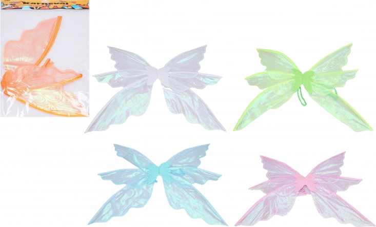 Ailes de carnaval 51 × 59 cm – assortiment de couleurs