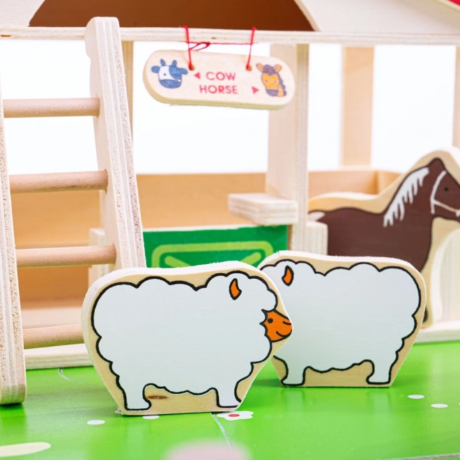 Grande Ferme en Bois Bigjigs Toys