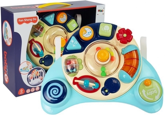 Panneau interactif Jouet musical Sons d'animaux Bleu