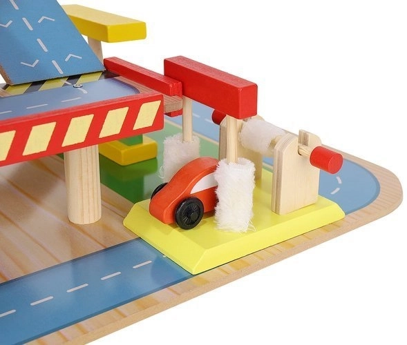 Garage de stationnement en bois