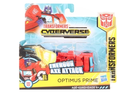 Transformers Cyberverse Optimus Prime en un seul pas