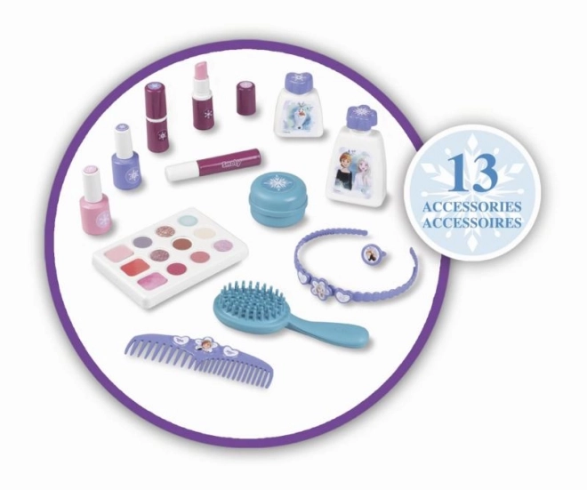 Malette cosmétique avec accessoires La Reine des Neiges