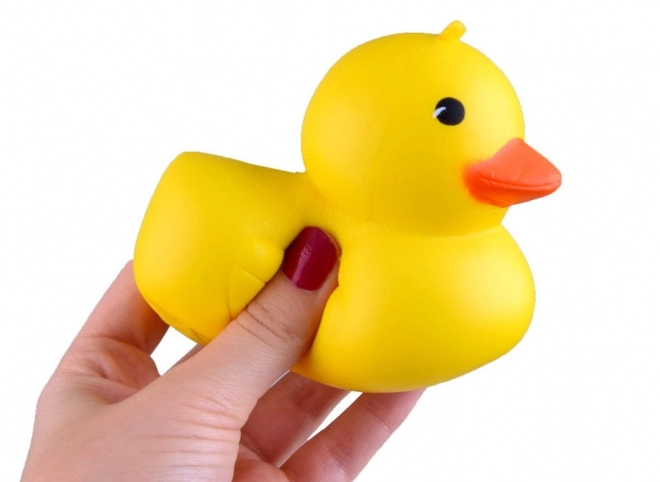 Canard en caoutchouc jaune