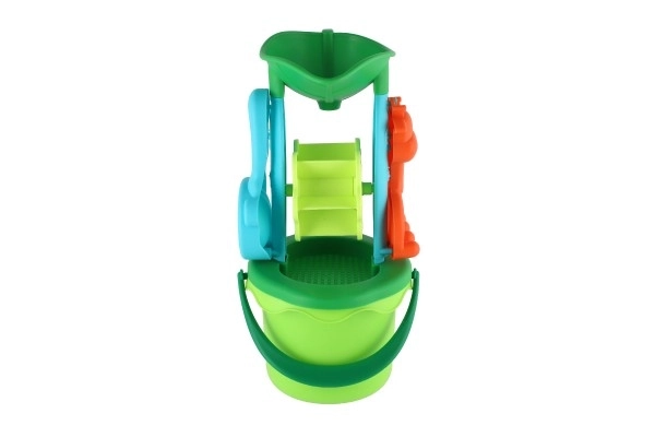 Ensemble en plastique pour le sable pour enfants avec seau et moulinet