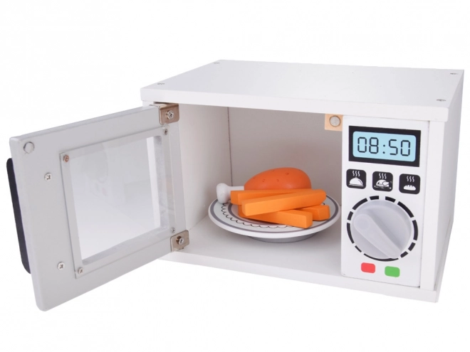 Four à micro-ondes jouet en bois pour enfants