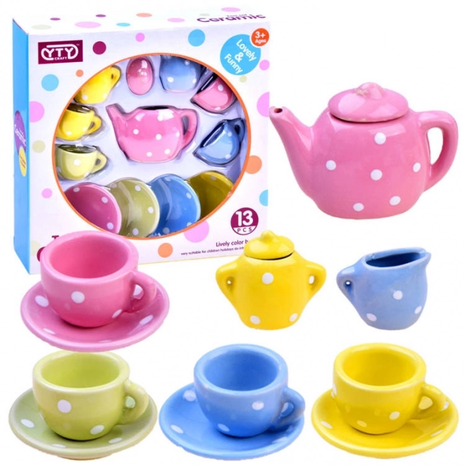 Ensemble de thé en céramique pour enfants