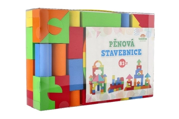 Jeu de construction en mousse colorée pour enfants