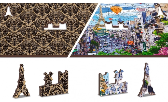 Puzzle en bois Paris animée 2v1