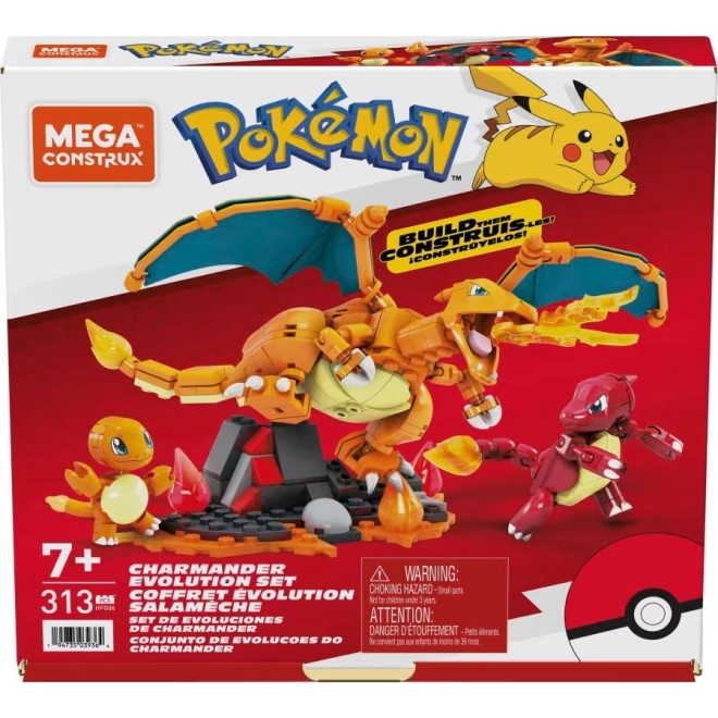 Kit de construction Mega Construx Pokémon Évolution de Salamèche