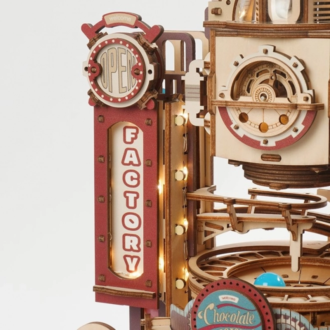 RoboTime 3D casse-tête piste à billes Usine de chocolat