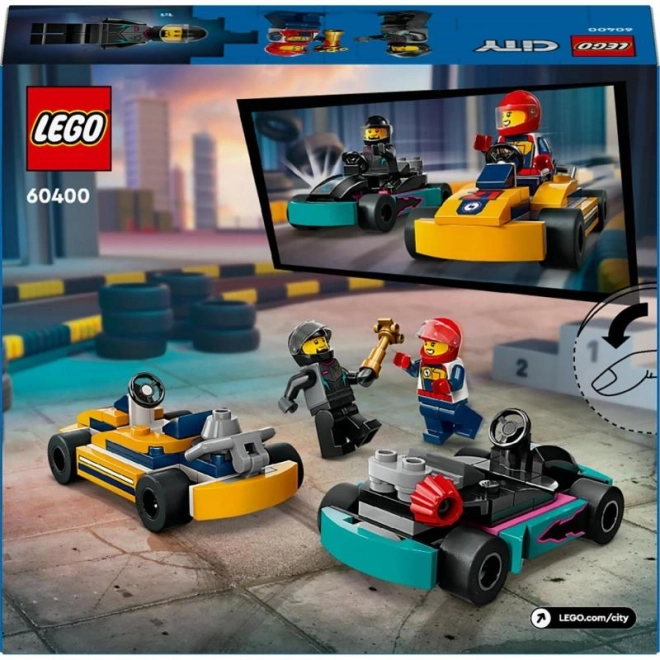 LEGO® City 60400 Kartings avec pilotes