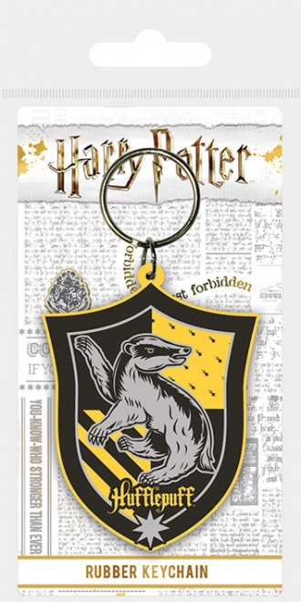 Porte-clés en caoutchouc Harry Potter - Poufsouffle