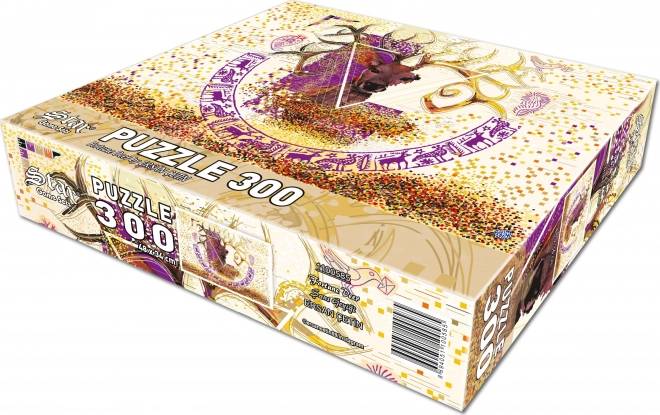 Puzzle Cerf porte-bonheur 300 pièces