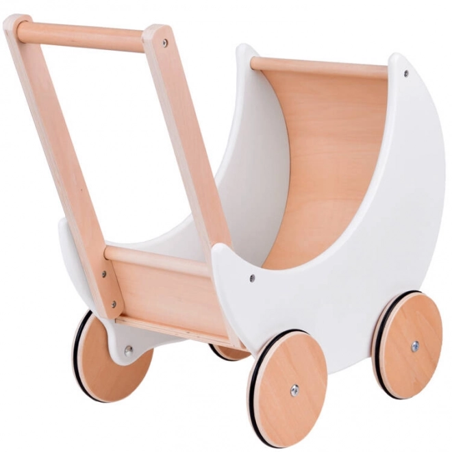 Charmante poussette en bois pour poupées ZA5484