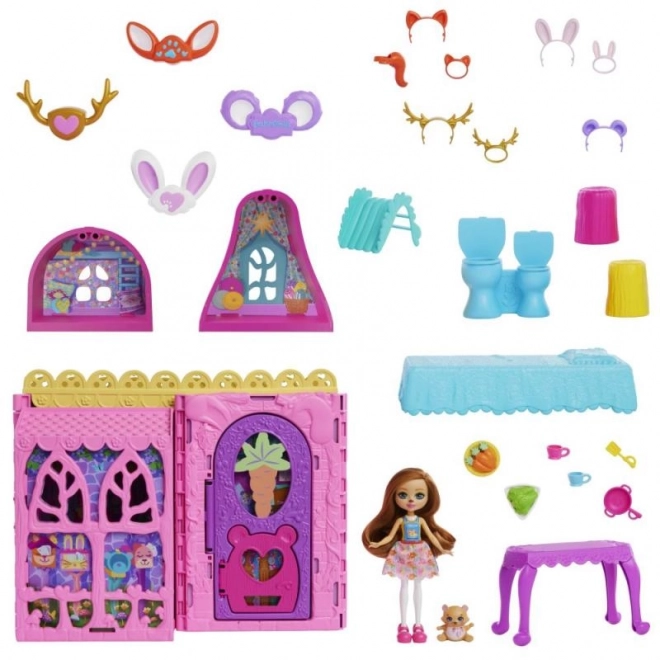 Maison de poupée Enchantimals Amicale avec meubles et accessoires