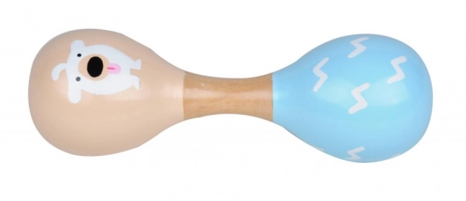 Ensemble musical en bois bleu