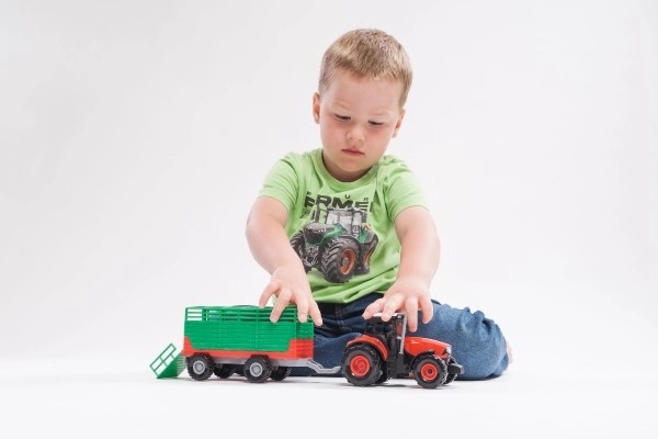 Tracteur Zetor avec remorque avec effets lumineux et sonores - 36 cm