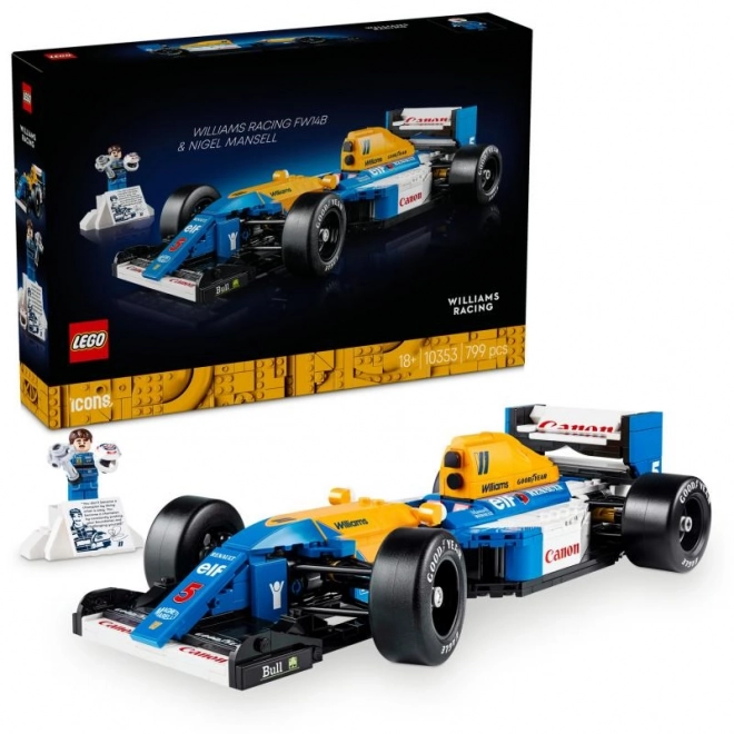 LEGO Icons 10353 Williams Racing FW14B avec Nigel Mansell