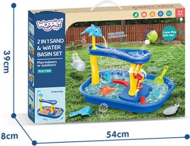 Woopie Table Cascade d'Eau Dauphin 11 pcs