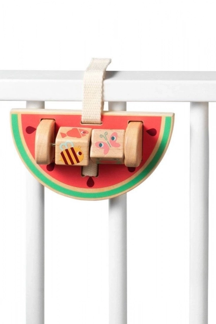 Pastèque Interactive avec Cubes Rotatifs