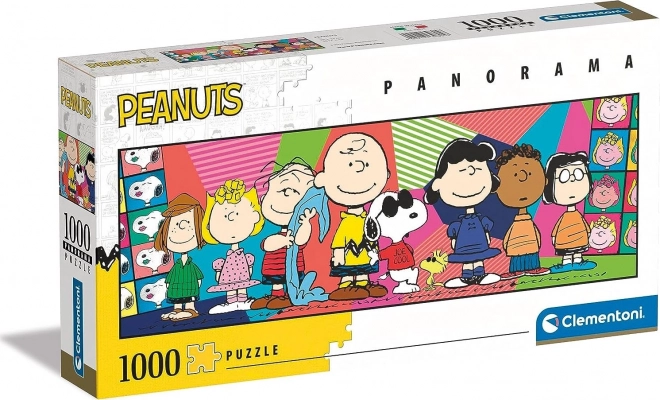 Puzzle 1000 pièces Panorama Peanuts