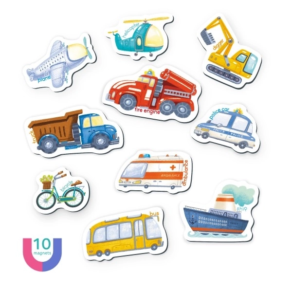 Jeu magnétique Transport pour enfants