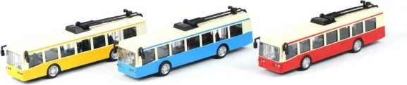 Jouet - Trolleybus amusant avec fonction à rétrofriction