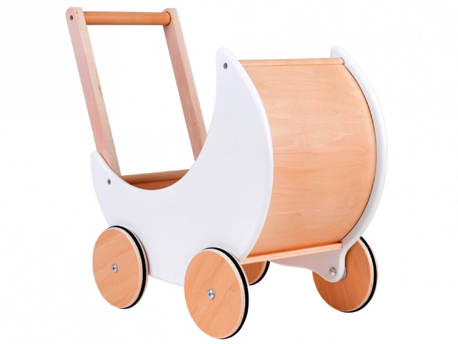 Charmante poussette en bois pour poupées ZA5484