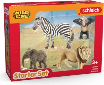 Set de 4 figurines WILD LIFE – animaux d’Afrique
