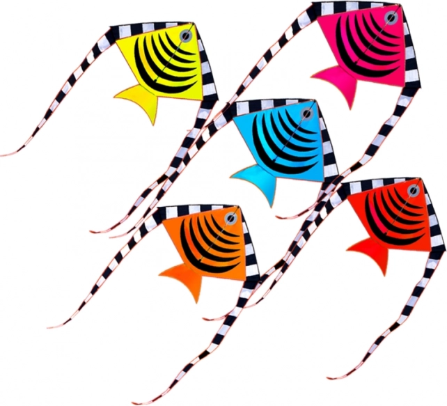 Cerf-volant poisson 120 × 100 cm, ficelle 30 m