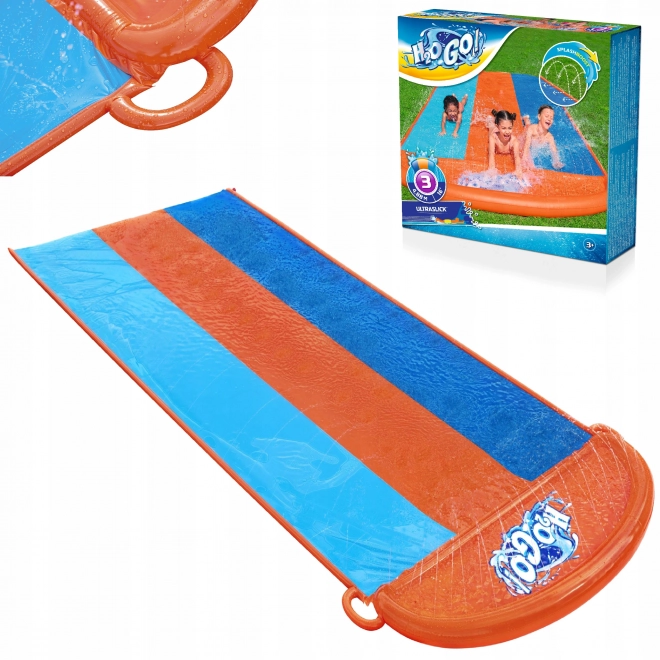 Toboggan aquatique trois voies 4,88 m