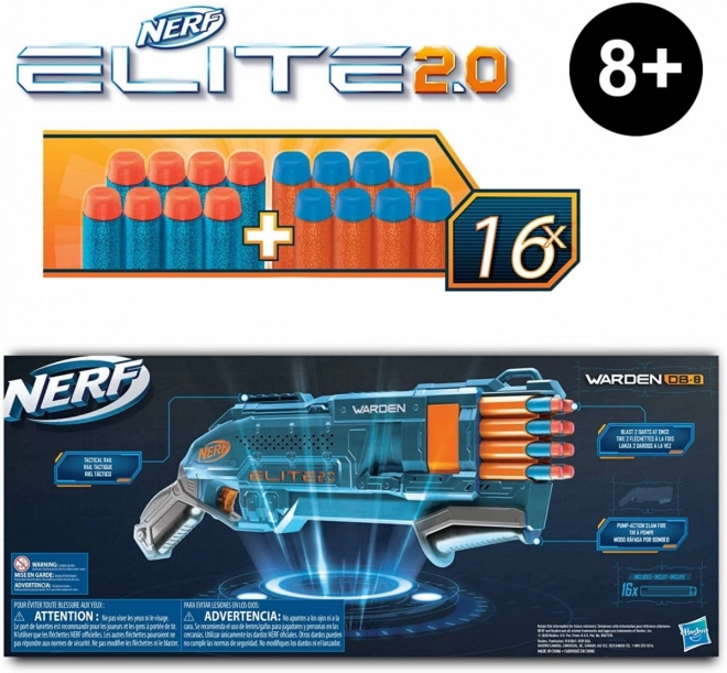 Nerf Warden DB-8 Elite 2.0 de Hasbro