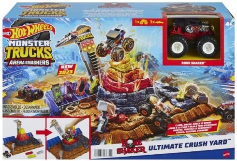 Hot Wheels Monster Trucks arène - Bone Shaker finale HNB96 TV